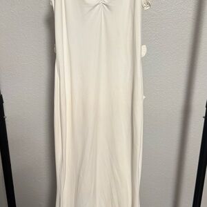 SHEIN Cream Maxi Dress